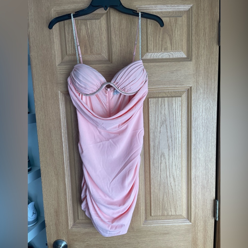 Oh polly pink mini dress size 4